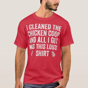 T-shirt Poulet Agricole Poulet Louvain Rooster Hen Funny