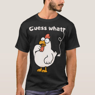 T-shirt Poulet Agriculteur Humour Plaisanter Deviner ce po
