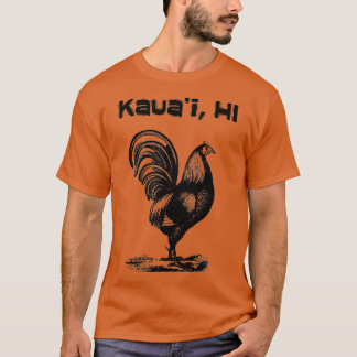 T-shirt Poulet au coq Kauai Hawaii
