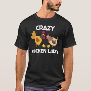 T-shirt Poulet cool pour femmes maman coq poule poussins v