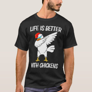 T-shirt Poulet Cool Pour Hommes Femmes Coq Animal Oiseau