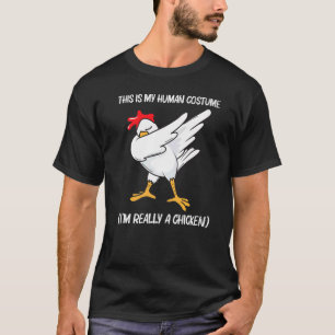 T-shirt Poulet Cool Pour Hommes Femmes Dabbing Volailles P