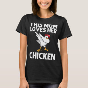 T-shirt Poulet cool Pour Maman Mama Dabbing Fowen Domestiq
