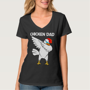 T-shirt Poulet cool Pour Papa Hommes Rooster Animal Bird