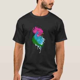 T-shirt Poulet / Coq / Cockerel / Capon / Jardin /