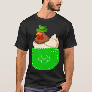 T-shirt Poulet Dans La Poche Costume Saint-Patrick Shamro