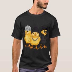 T-shirt Poulet d'art populaire