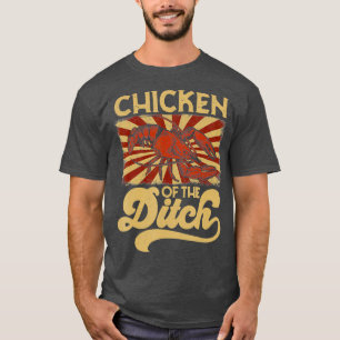 T-shirt Poulet De La Fête De Poisson-Éclair Retro les an