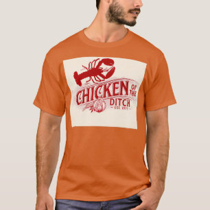 T-shirt Poulet De La Poisson Vintage Retro De Poisson-Épée