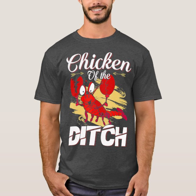 T-shirt Poulet De L'Épée Crawfish Cajun Food Party (Devant)