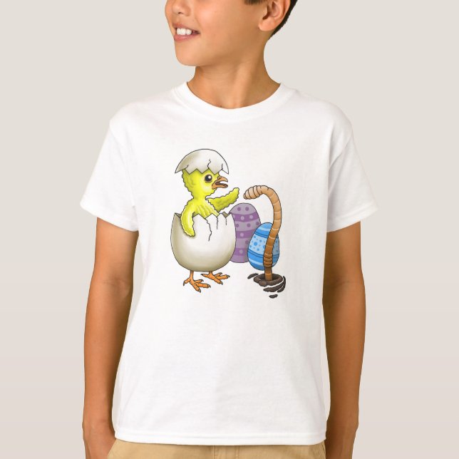 T-shirt Poulet de Pâques éclos (Devant)