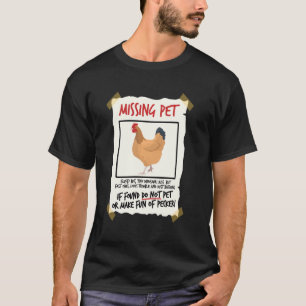 T-shirt Poulet de poulet minuscule de dinosaure de volaill