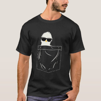 T-shirt Poulet de Soie Dans Pocket Cool Soie Propriétaires