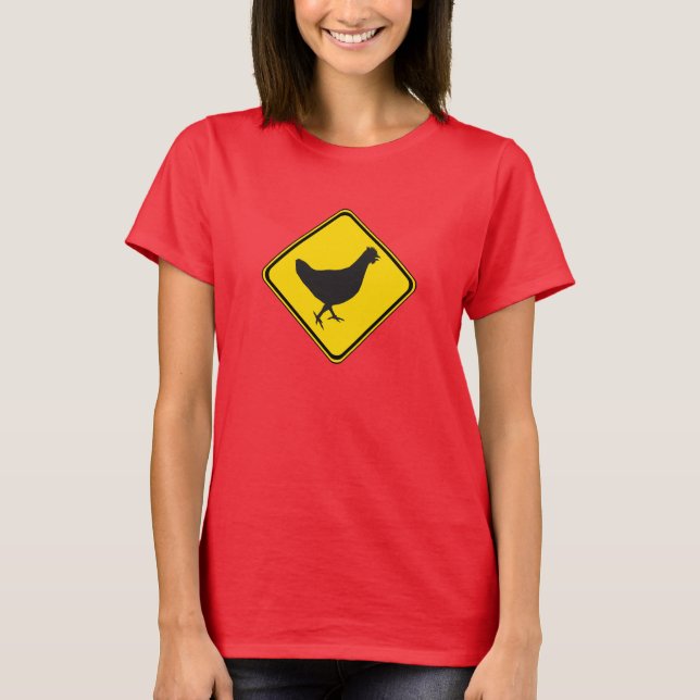 T-shirt Poulet devant ! (Devant)