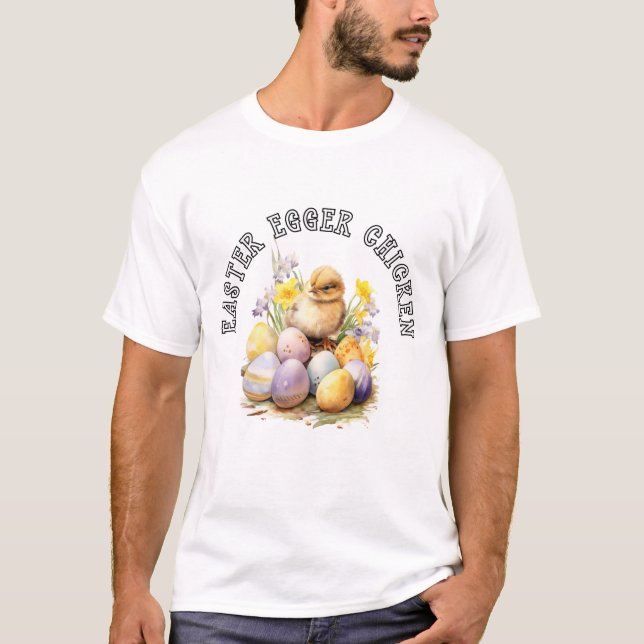 T-SHIRT POULET D'OEUVRE DE PÂQUES (Devant)