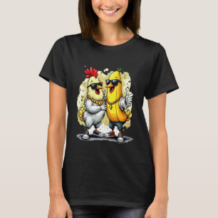 T-shirt Poulet Drôle Banane Rap Style Streetwear Cool Vib