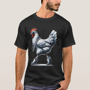 T-shirt Poulet Drôle Frit mais Graphique de Femme Fabuleux