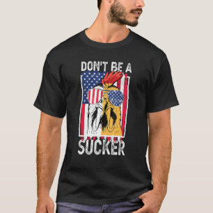 T-shirt Poulet du 4 juillet drapeau américain