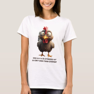 T-shirt Poulet effilé