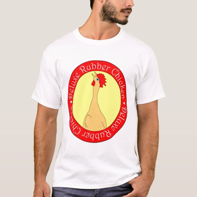 T-shirt Poulet en caoutchouc (Devant)