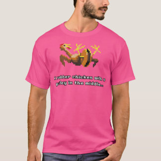 T-shirt Poulet en caoutchouc