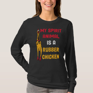 T-shirt Poulet En Caoutchouc Facile À Distraire Par Les Ch