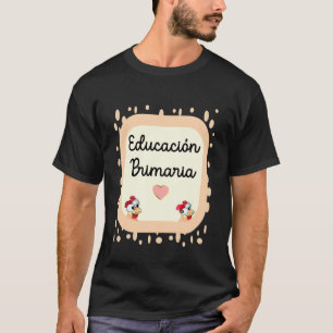 T-shirt Poulet Mexicain École Élémentaire Espagnole Rentré