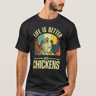 T-shirt Poulet Mignon Pour Hommes Femmes Éleveur De Poulet