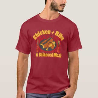 T-shirt Poulet + Nervures