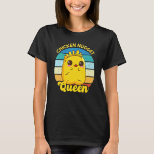 T-shirt Poulet Nugget Queen Nug Life Drôle Poulet Nugget