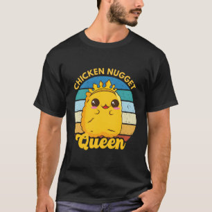 T-shirt Poulet Nugget Queen Nug Life Drôle Poulet Nugget