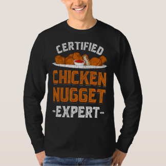 T-shirt Poulet Nuggets Aliments Aliments Rapides Poulet Nu
