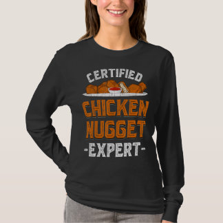 T-shirt Poulet Nuggets Aliments Aliments Rapides Poulet Nu