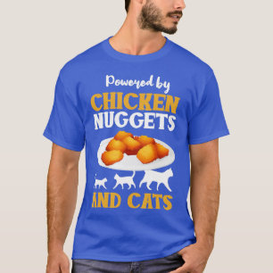 T-shirt Poulet Nuggets Chemise Drôle Amoureux des chats Po