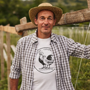 T-shirt Poulet OEufs Bio Frais Ferme Entreprise