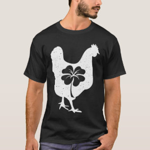 T-shirt Poulet Oiseau Poule Trèfle St Patrick Saint Pa