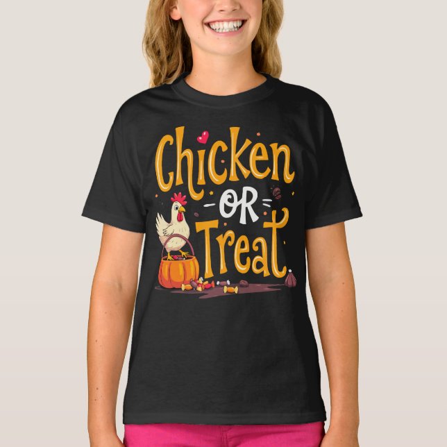 T-shirt Poulet ou traitement (Devant)