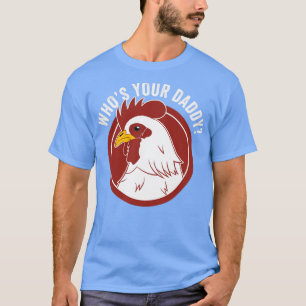 T-shirt Poulet Papa Drôle Éleveur De Volaille Farmer Poule