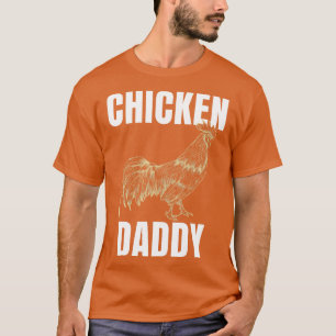 T-shirt Poulet Papa Drôle Producteur De Poulet Poulet Dadd
