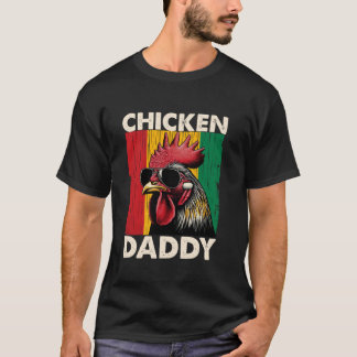 T-shirt Poulet Papa Farmant Farmer Papa Poulet Amateur de
