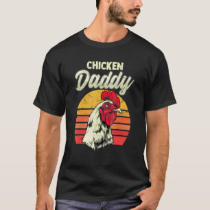 T-shirt Poulet Papa Poulet Déchiré Poulet Agricole