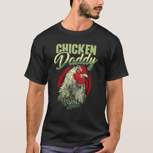 T-shirt Poulet papa Poulet Papa Poulet Agricole Volaille A (Devant)