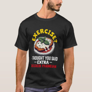 T-shirt Poulet Parmesan Parm Parmigiana Nourriture Italien