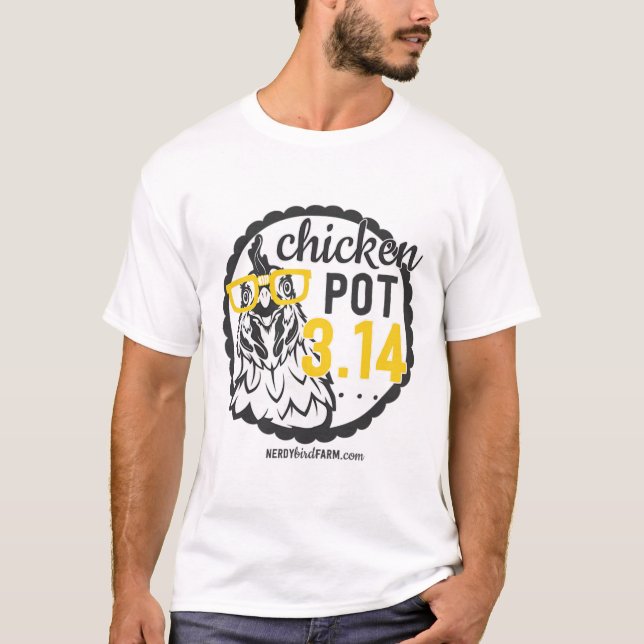 T-shirt Poulet Pot 3.14  (Devant)