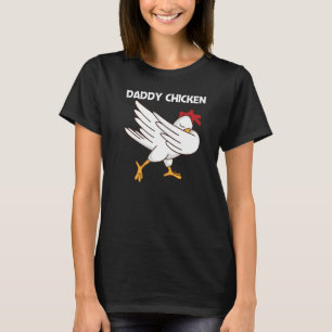 T-shirt Poulet Pour Hommes Papa Poulet Oeuf De Rooster