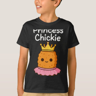 T-shirt Poulet Princesse Nugget Mignon Meme Kawaii N