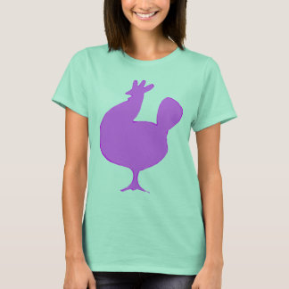 T-shirt Poulet rose rétro