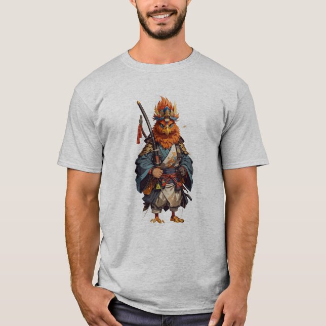 T-shirt Poulet samouraï (Devant)