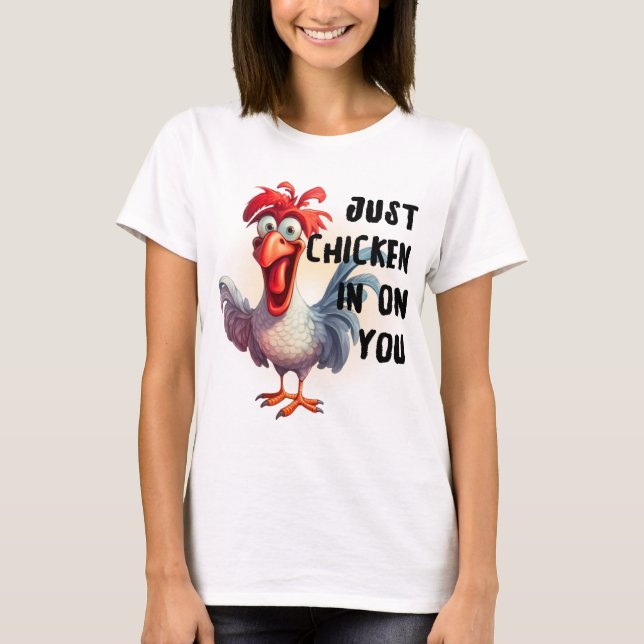 T-shirt Poulet sur toi (Devant)