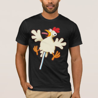 T-shirt Poulet sur un bâton !